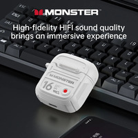 Monster Original XKT16 TWS Earphones Wireless Bluetooth 5.4 Earbuds Sport Gamer Headphones Noise Reduction Headset With Mic