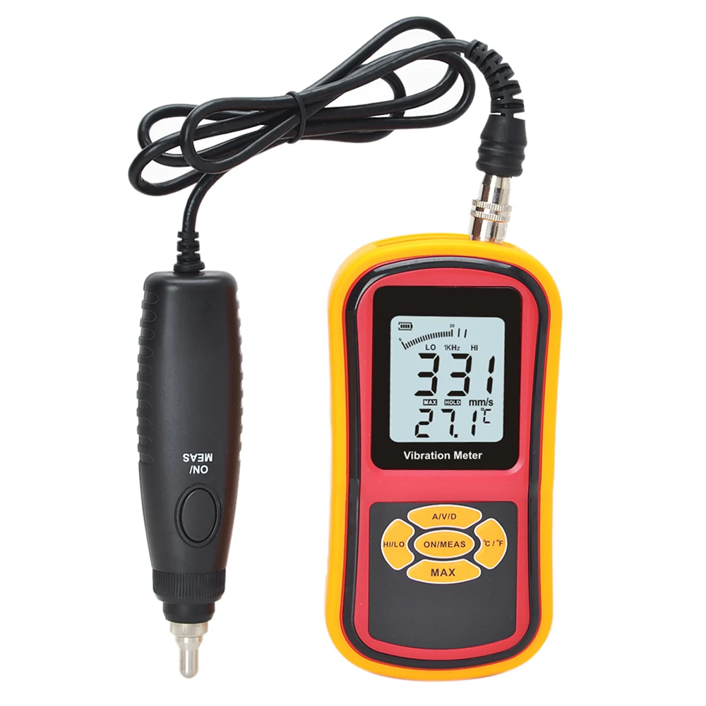 GM63B Vibration Meter Visually display measurement value and status