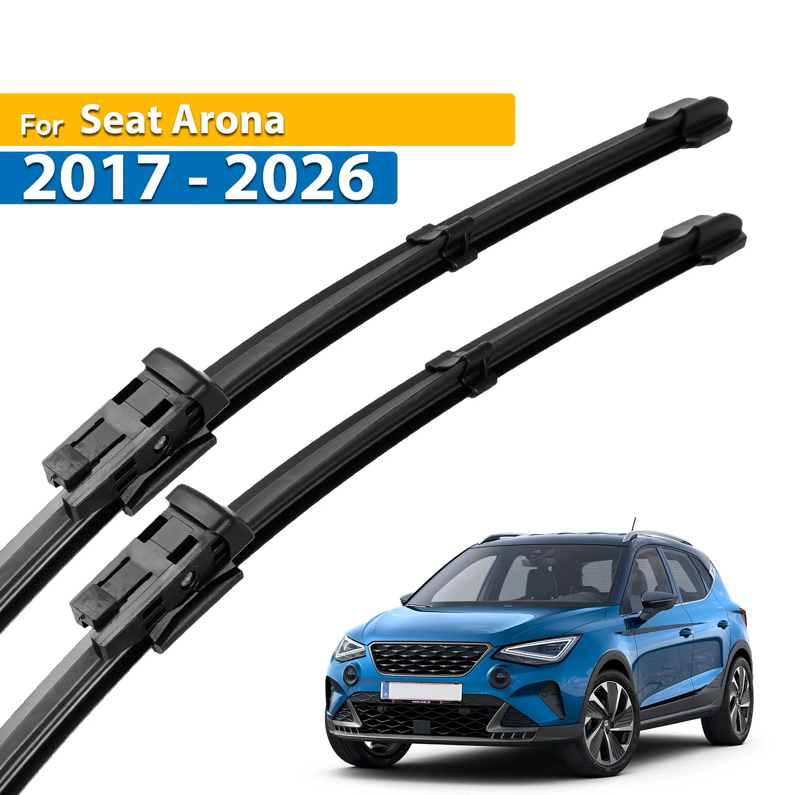 Erick\'s Wiper LHD Front Wiper Blades For Seat Arona 2017 - 2023 Windshield Windscreen Clean Window Car Rain Brushes 26\