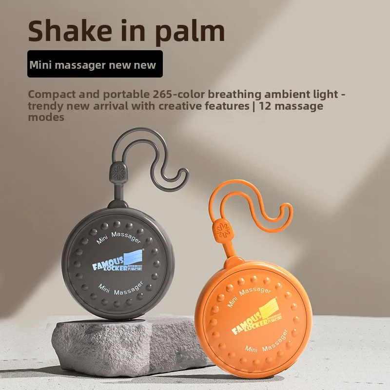 

Портативный мини-массажер, 6 режимов, портативное вибрационное устройство для расслабления запястий и пальцев, офиса и домашнего использования