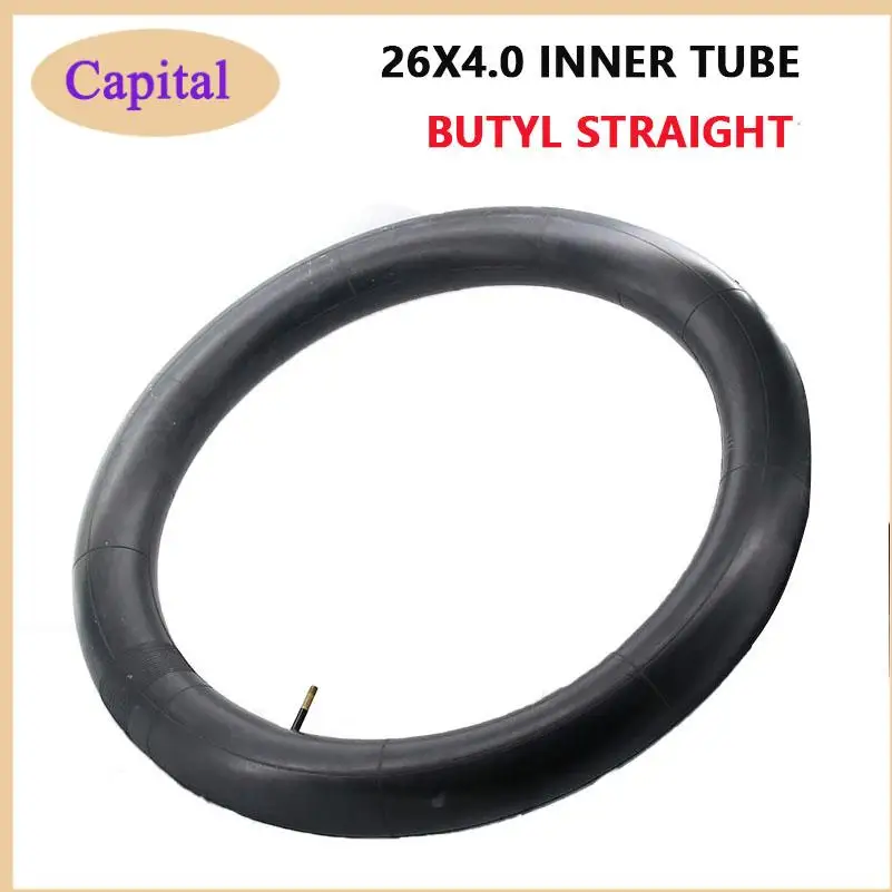 

26x4,0 Пляжная велосипедная трубка 26x4,0 Бутилкаучуковая велосипедная камера Велосипедная толстая шина Снегоходы