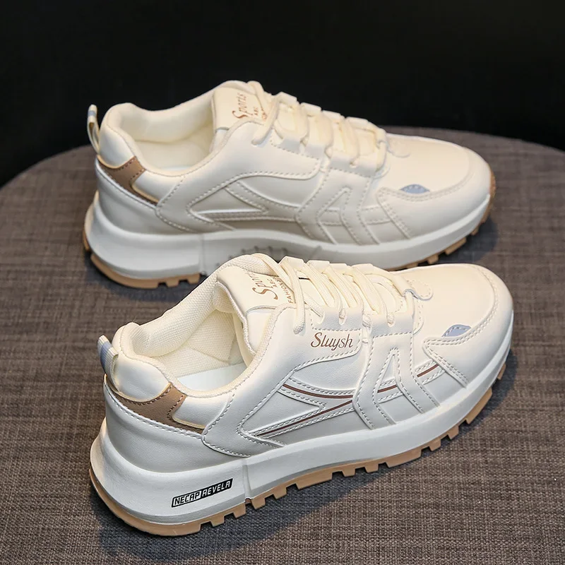 Women's Lightweight Breathable Sneakers Fashion Casual Sports Shoes Thick Bottom Heightened Versatile Comfortable Running Shoes