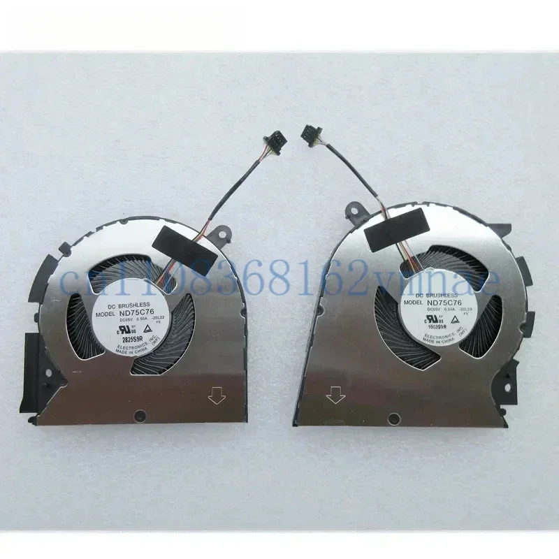 For ASUS Vivobook Pro 14 OLED M3400QA ND75C76 -20L22 -20L23 New Original Laptop CPU GPU Cooling Fan