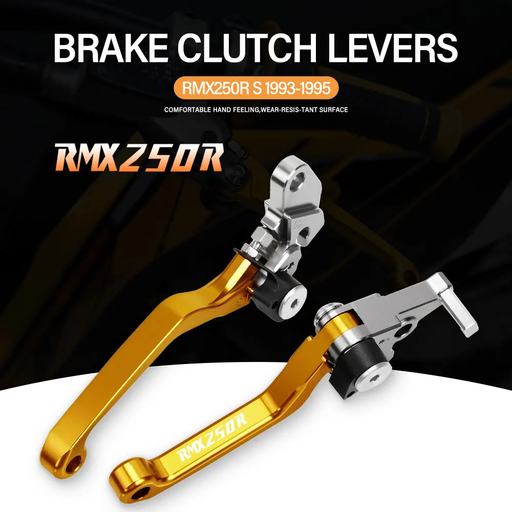 Pivot Brake Clutch Levers For SUZUKI RMX250S RMX 250S 1993 1994 1995 Motorcycle Accessories Dirt Pit Bike Brakes Handles Lever