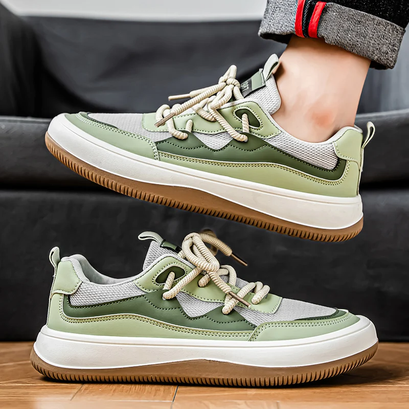 

Новая спортивная повседневная модная всесезонная модная обувь с дышащей сеткой на мягкой подошве, универсальные и удобные туфли для досок