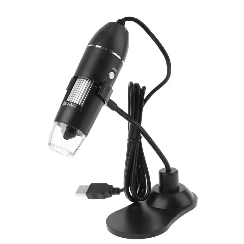 1000X Microscope with 8 LED USB Digital Handheld Magnifier Endoscope Camera for Lab Inspection Scientific Research