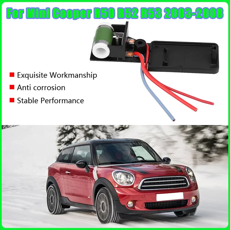 

17117541092R для Mini Cooper R50 R52 R53 2003 2004 2005 2006 2007 2008 Резистор двигателя охлаждения двигателя вентилятора радиатора двигателя