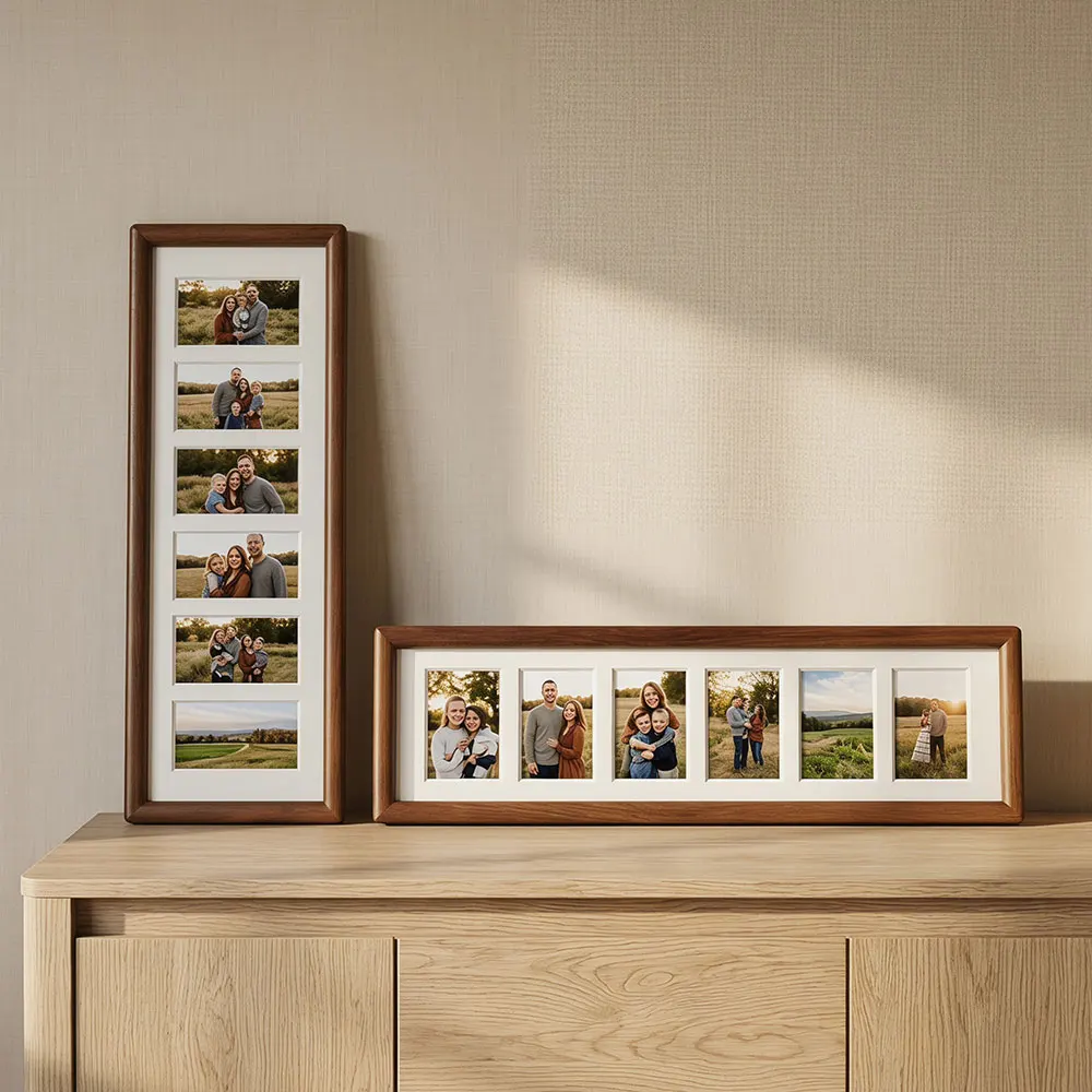 Rectangular Photo Frame, Multiple Photo Display