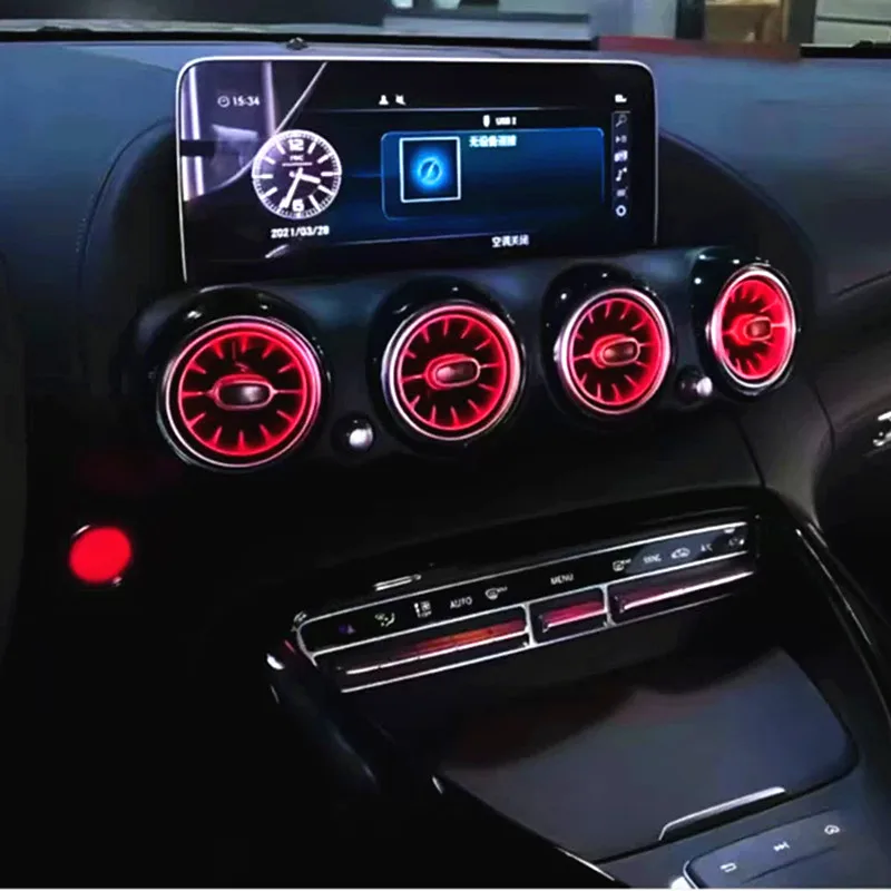 

The AMG front air conditioning vents are applicable for Mercedes-Benz W290 AMG GT 2015-2018 app control