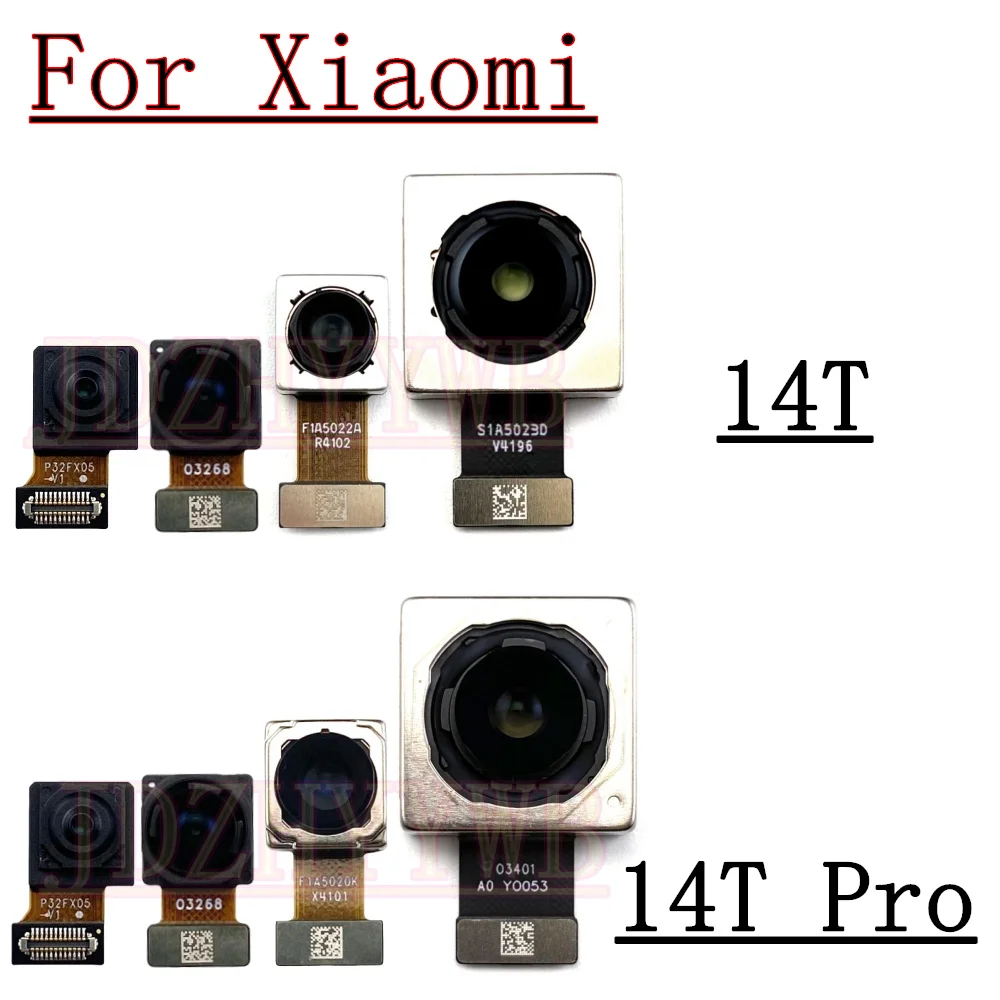 

Back Facing Main Camera For Xiaomi Mi 14T Pro Mi14TPro Backside View Front Selfie Rear Camera Module Flex Cable Spare Parts