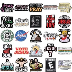 Holy Jesus Enamel Pin San Judas Christian Easter Cross Festival Retro Religious Beliefs Jewelry Brooch Lapel Badge Wholesale