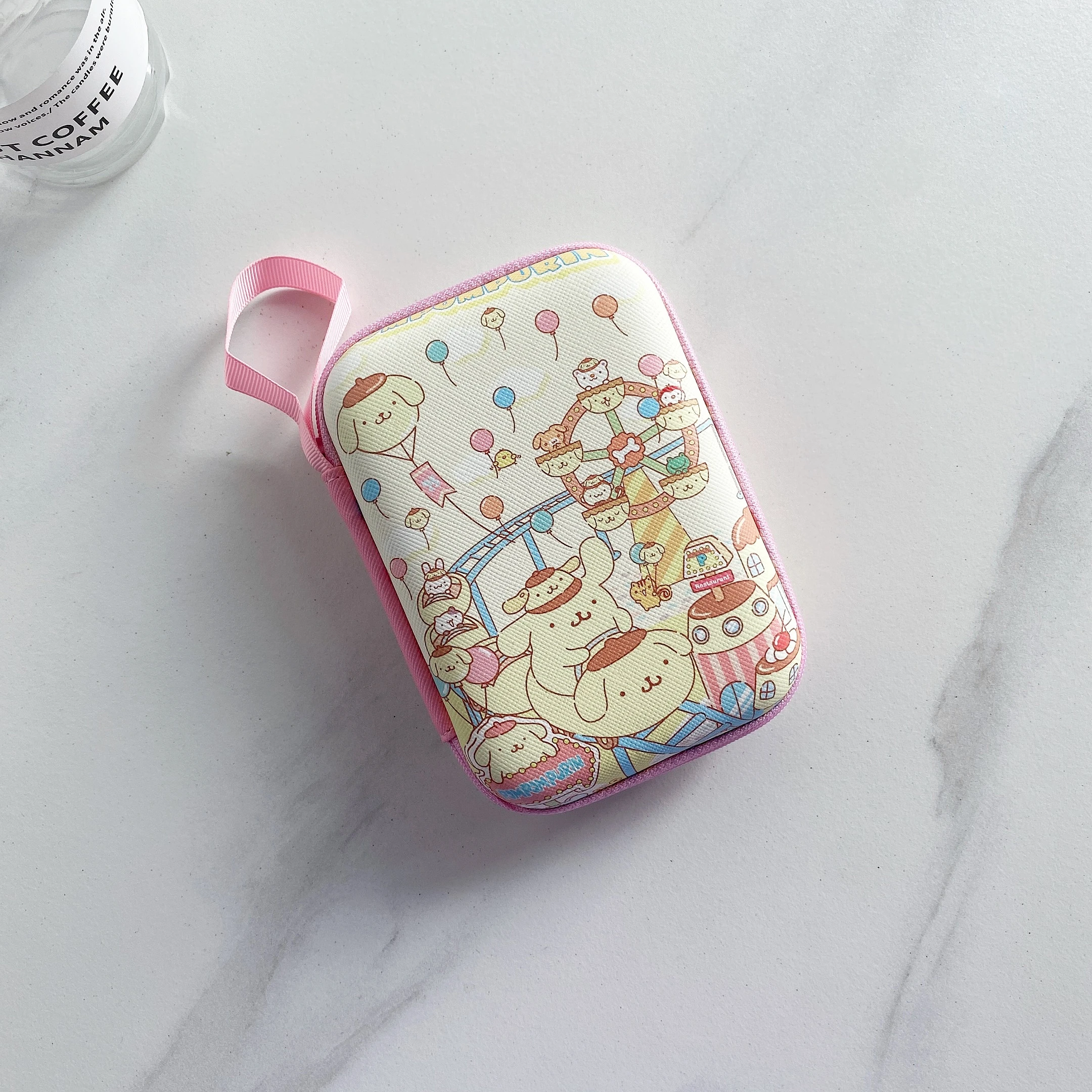 9.5cm*13.3cm Earphone Box EVA Portable Zipper Storage Bag Pouch For Headphone USB Data Cable Organizer Accessories