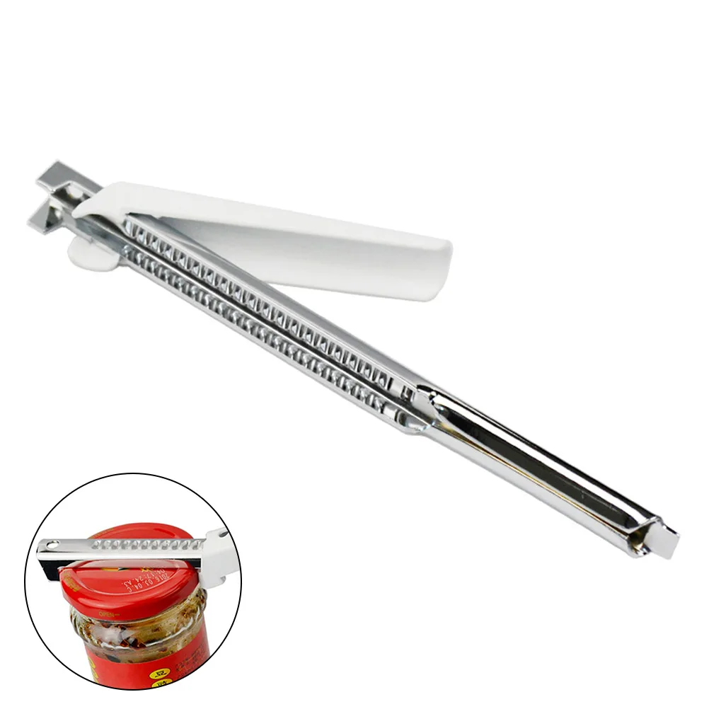

All in One Can Jar Bottle Opener Adjustable Multifunctional Compact Portable Easy to Store for Home Kitchen Travel