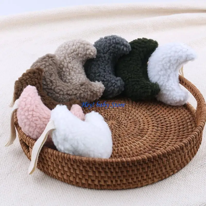 Q1FE PACIFIER سلسلة قلادة التسنين لعبة الحشو القمر حامل دمية الطفل