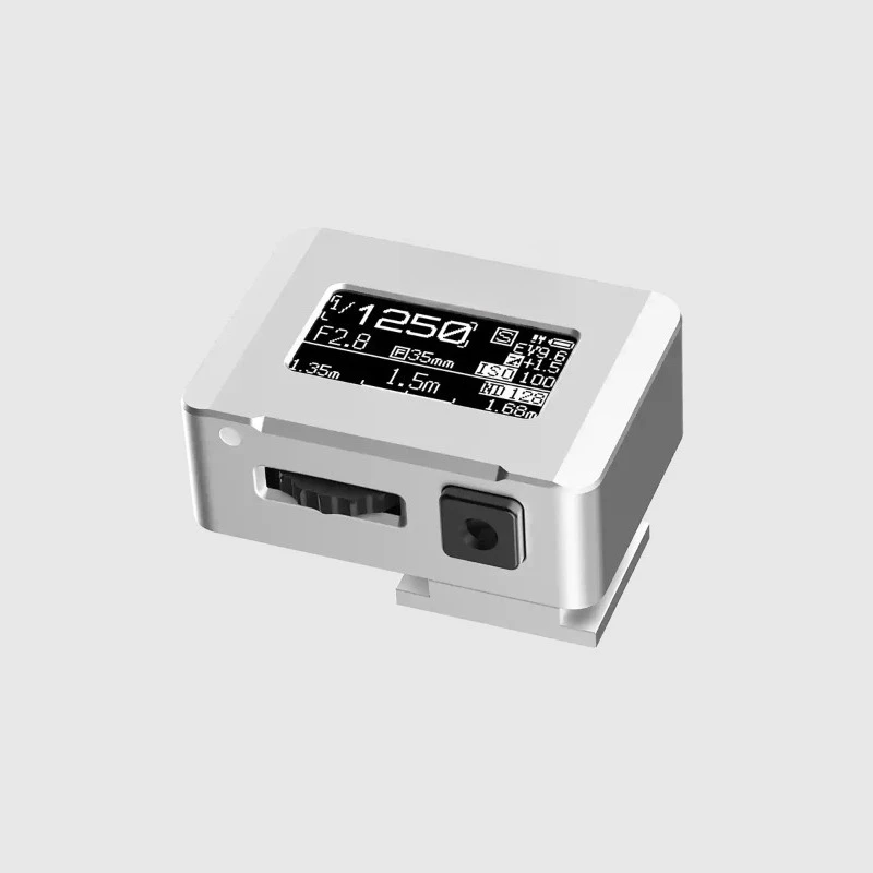 Exposure Meter Light Meter  Silver LightMate Lite 2R 30° Digital  with Two Dials for Film Cameras