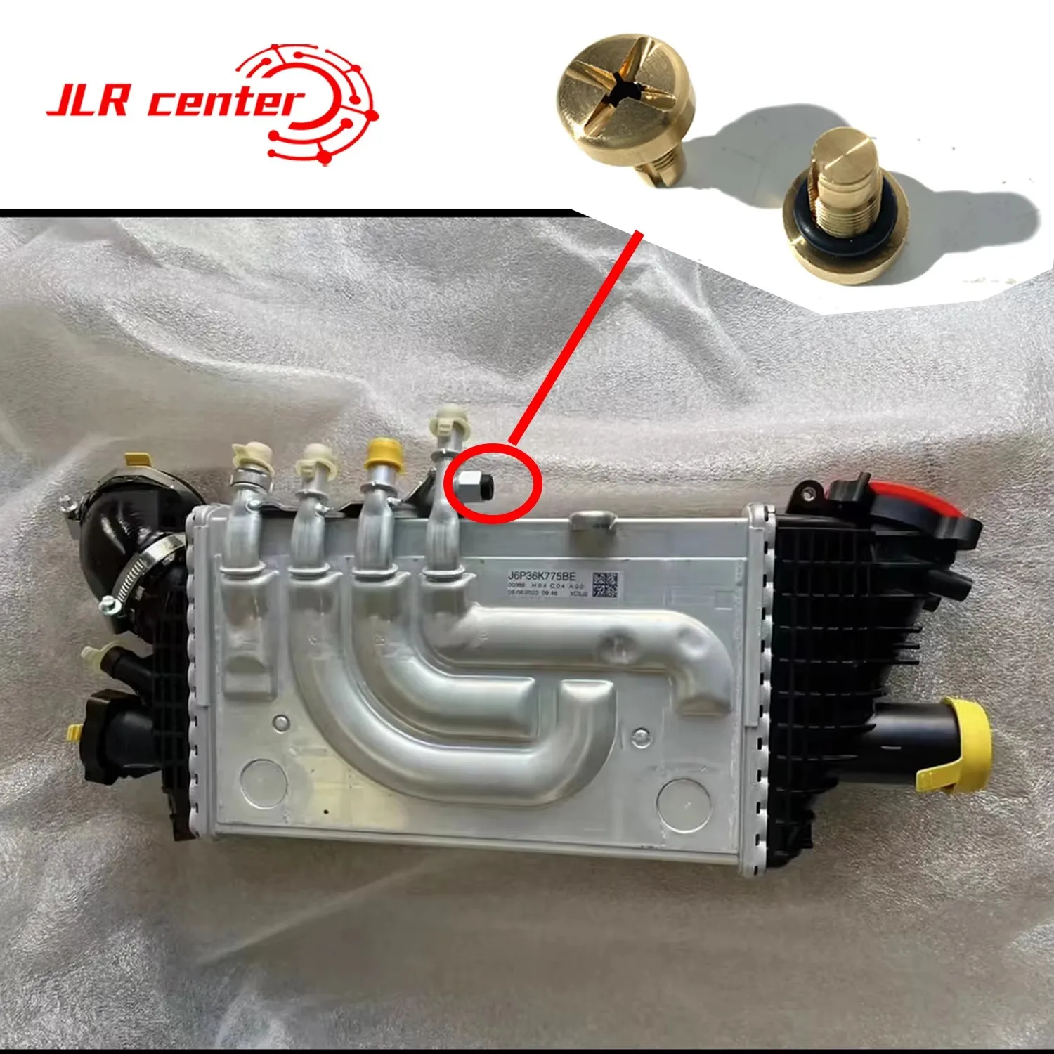 

Медная заглушка интеркулера LR150067, LR121745, подходит для 2019+Range Rover Sport New Defender 3.0 I6 Turbo Benzyna AJ20P6