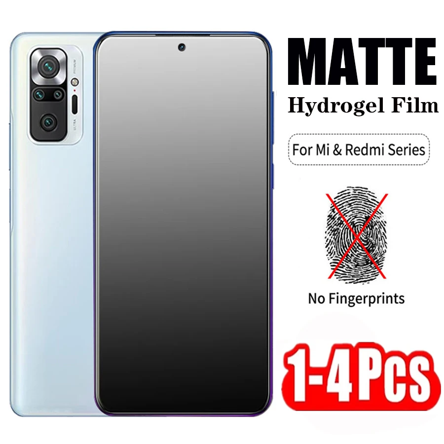 Matte Glass for Xiaomi Redmi Note 12 11 10 9 8 7 9S 10S 11S 10C 10A 12C Poco X5 Pro 5G X3NFC F3 Mi 12T 11T Lite Screen Protector