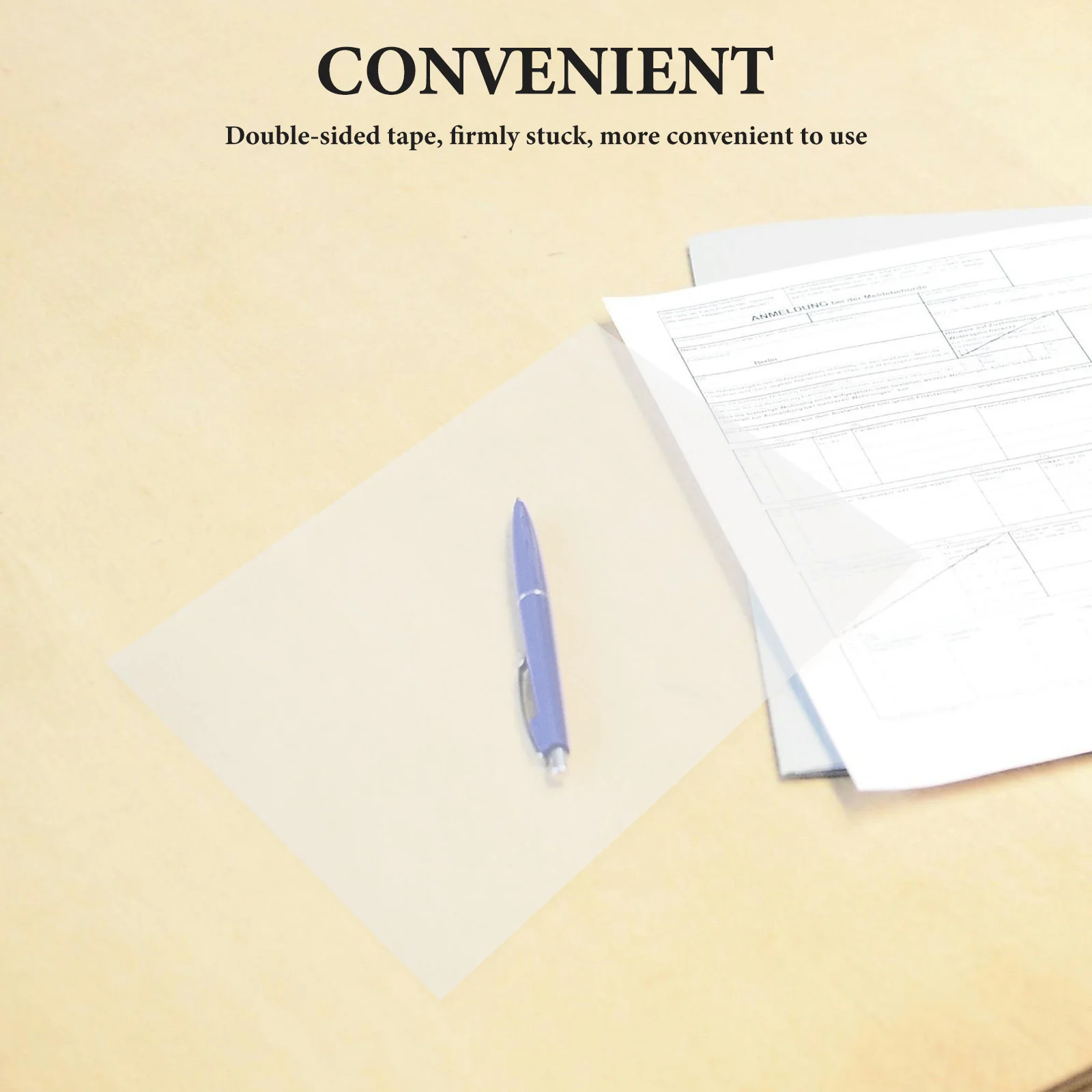 

10 Sheets Clear Double Sided Tape Badge Mounting Adhesive Pad Replacement Ultra Transparent High Temperature Resistant Strong