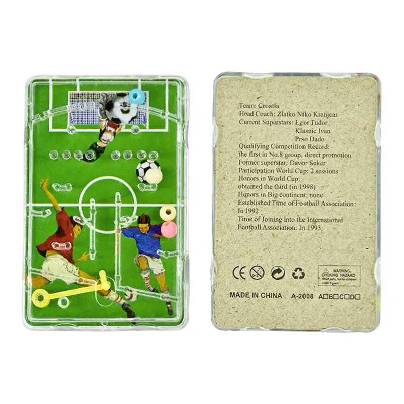 10Pcs Football Maze Game early Educational Toy For Kids Birthday Party Favors Boys Girls Soccer Toy Pinata Goodie Bag Stuffing