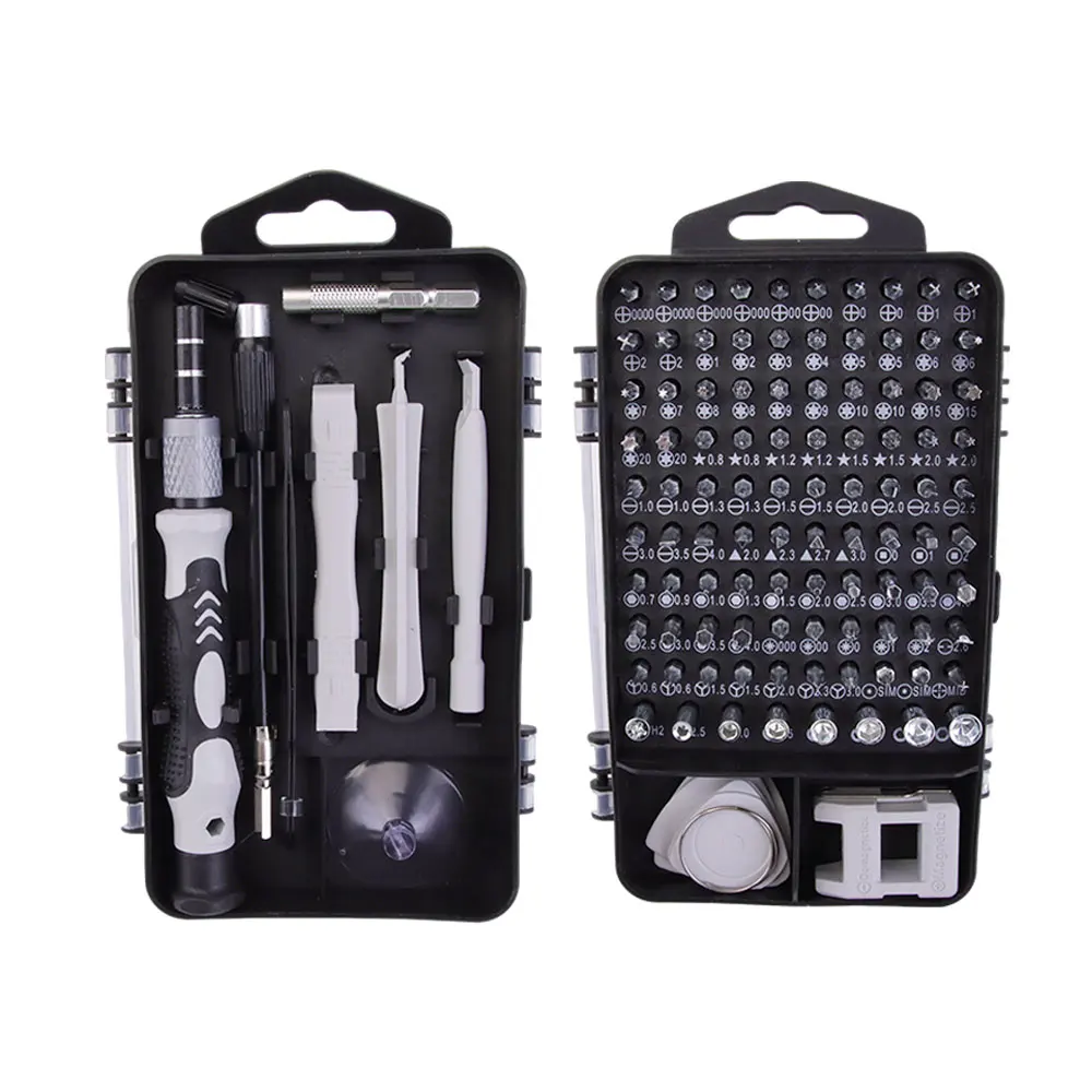 

115 in 1 Precision Screwdriver Set with Magnetic Tips for Electronics Laptop Repair Professional Nut Driver Tools New