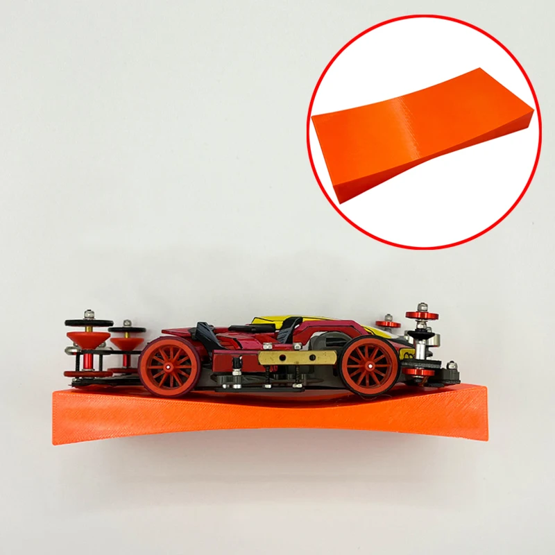 20-Degree Saddle Setup Board 3-Lane Wide Track Tuning Tool Lightweight Portable Platform for Tamiya Mini 4WD Racing Adjustments