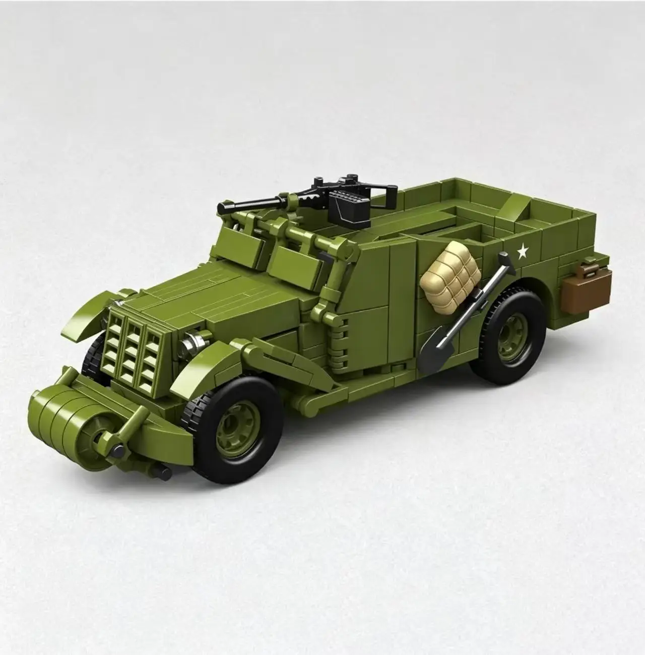 Military Model War Series Hobbyist Toys Educational Building Block Set Heavy Tank Armored Vehicle Model DIY Toy Birthday Gift