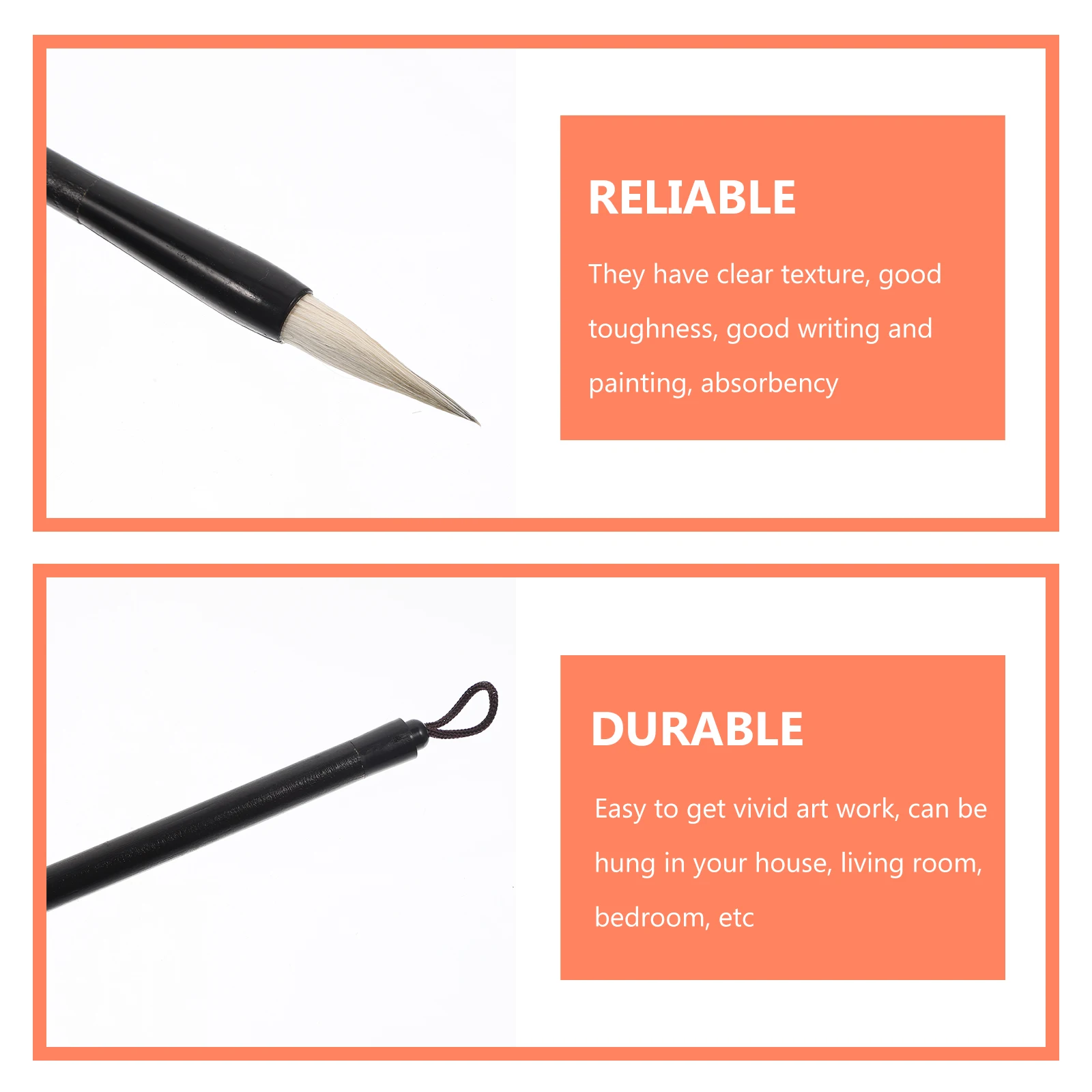 1Set Household Calligraphy Paper Reusable Writing Cloth Easy Vivid Art Work for Beginners Lovers Living Room Bedroom Decoration