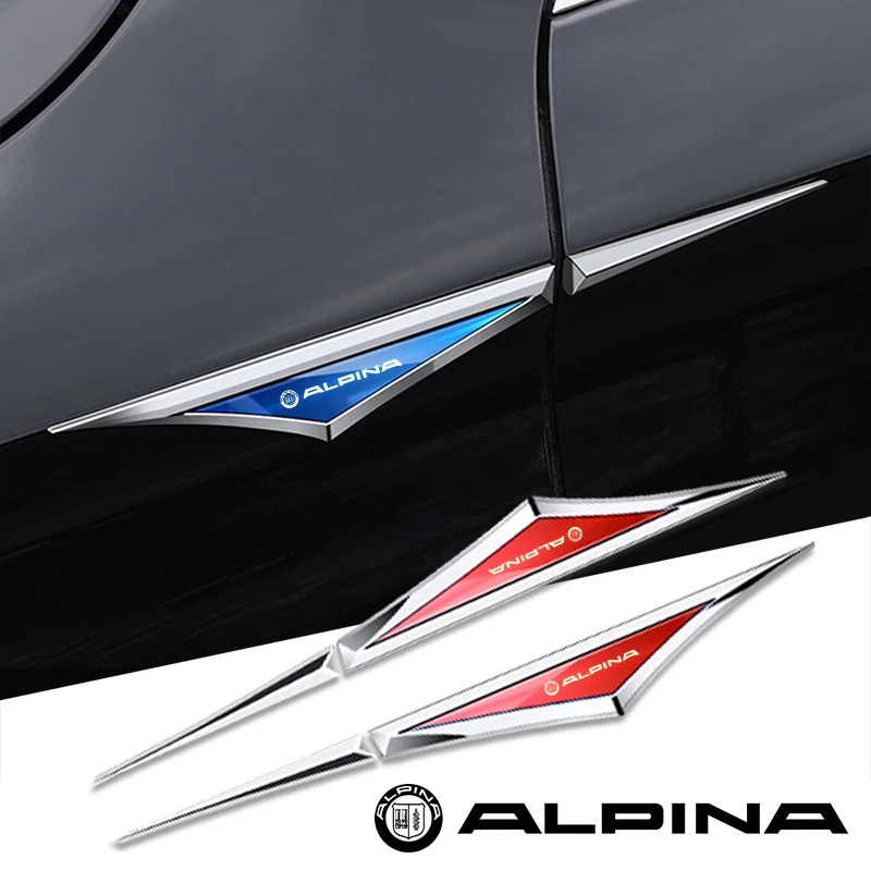 

2 шт. автомобильные наклейки из сплава, автомобильные аксессуары, аксессуары для Alpina bmw b3 b4 b5 b6 b7 c2 d3 d4 d5 xd3 xd4