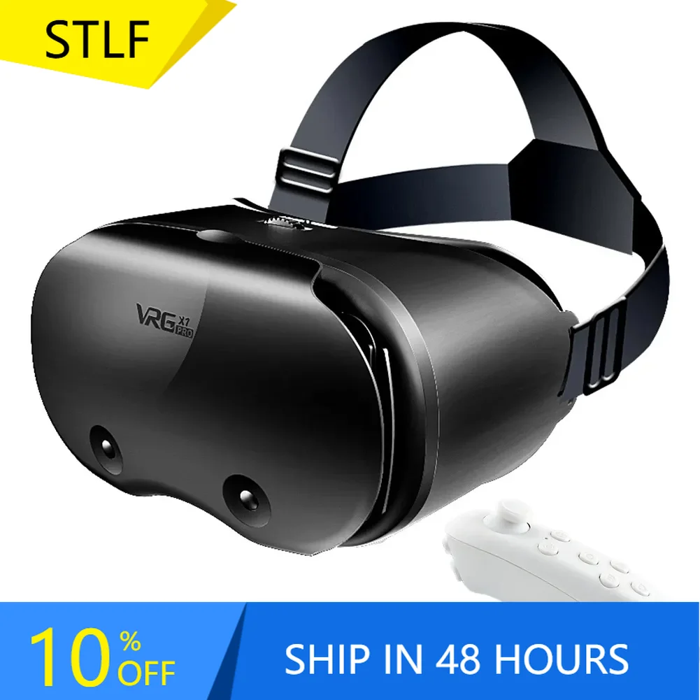 VRG 3D Helmet Virtual Reality VR Glasses for 5-7' Mobile VR