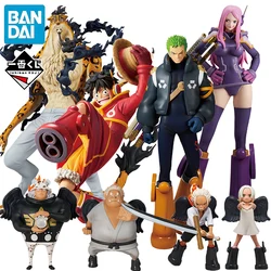 BANDAI Ichiban KUJI One Piece Luffy Roronoa Zoro Anne Bonny Rob Lucci S-Snake S-Eagle S-Shark S-Bear PVC Anime Figures Model Toy