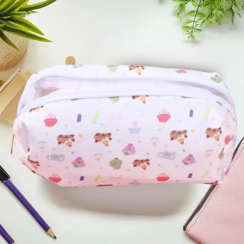 حقيبة أقلام كابيبالا كبيرة الحجم، قطعة واحدة من حافظة أقلام محمولة، حقيبة مستحضرات تجميل مثالية للمكتب والمدرسة والفتيات المراهقات #6