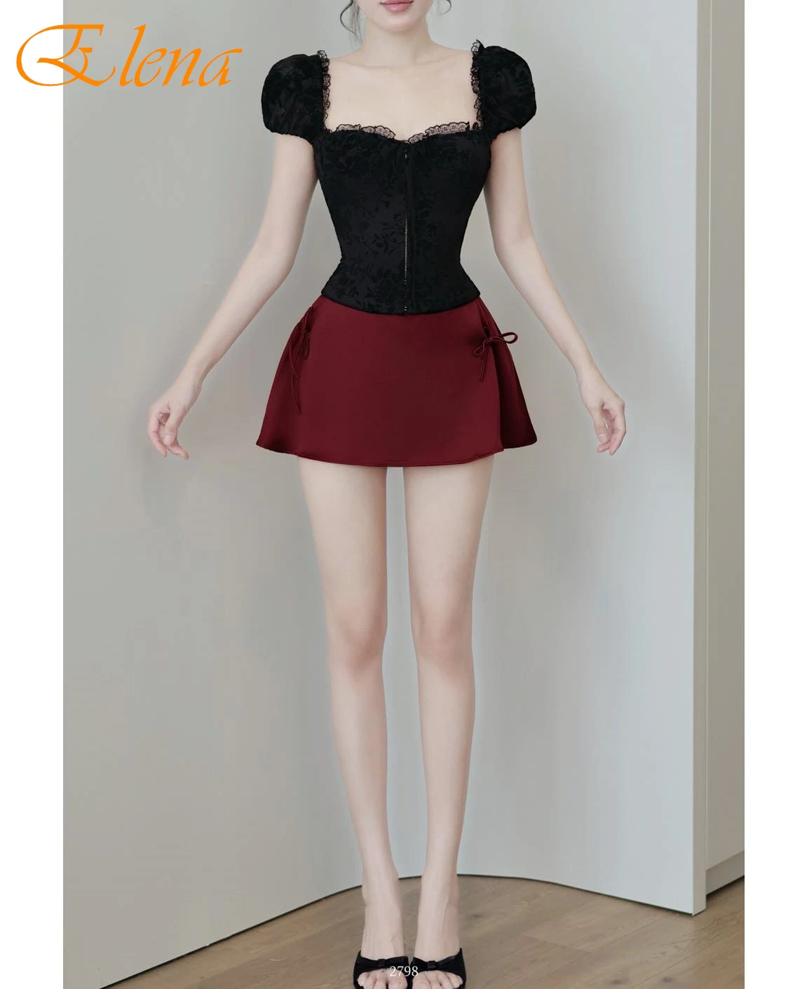 تخصيص ألف خط ساحة طوق قصيرة الأكمام فستان سهرة أنيق دقيق مخصص فساتين المناسبات عالية الجودة فستان الحفلة الراقصة #3