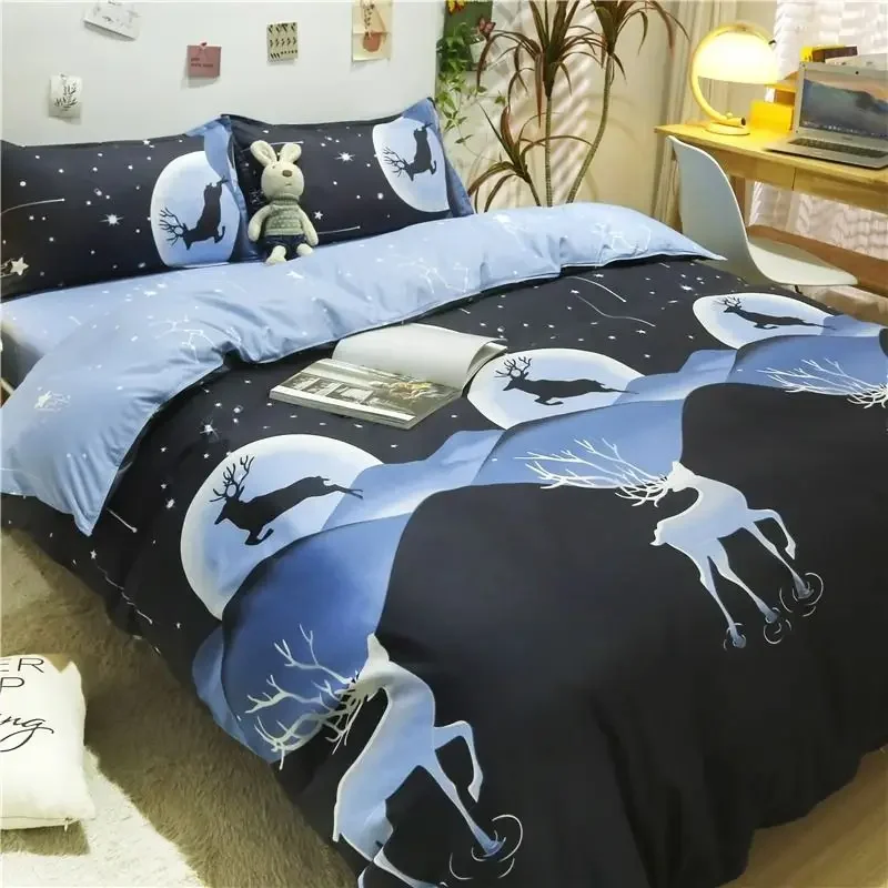 Mediterranean Style Down Duvet Cover 200X230CM Comfortable Spring Style Perfect for Single Beds Double Beds and Queen Beds