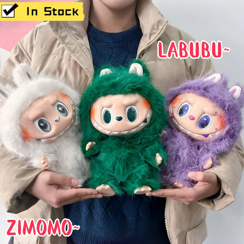 

In Stock 38cm The Monster Labubu Series Zimomo Big Angel Creative Model Dolls Figure Pendant Decoration Collection Birthday Gift