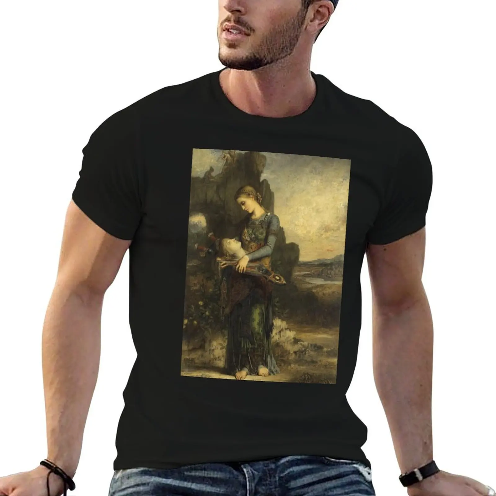 

Orpheus Gustave Moreau Musee d'Orsay, Paris, France T-Shirt man t shirt heavy cotton funny t shirts dark humor T-Shirt
