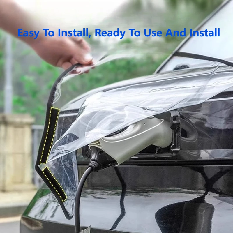 ใหม่พลังงานรถชาร์จ Rain Cover กลางแจ้ง Universal Charger ป้องกันปืนรถอุปกรณ์เสริมกันน้ํารถชาร์จพอร์ต