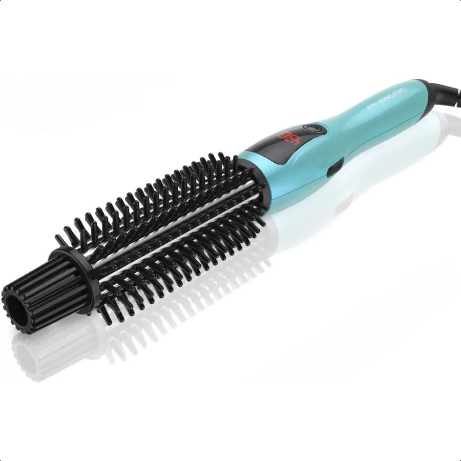 

PHOEBE Curling Iron Dual Voltage Travel 1 Inch Ceramic Tourmaline Ionic Hair Curler Hot Brush Profional AntiScald Instant Heat