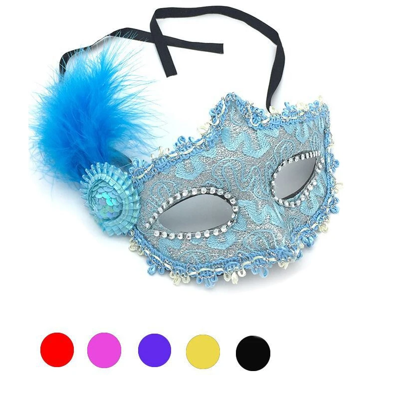 Create An Atmosphere Masquerade Mask Soft And Elastic Halloween Mask Safety Material Durable Glamorous Masquerade Masks