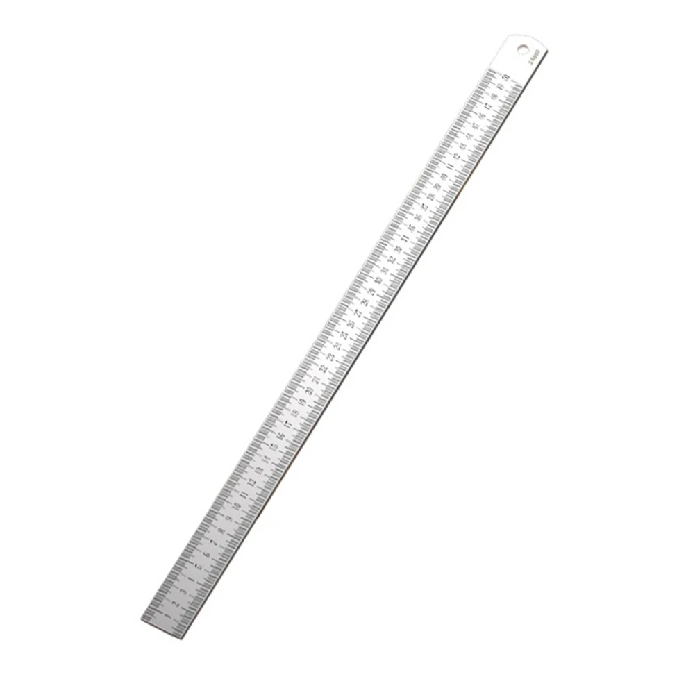Dual-scale Ruler Nut Wrench Repair Work Measurement Tasks Solid Manganese Steel Construction Sturdy Backup Tool