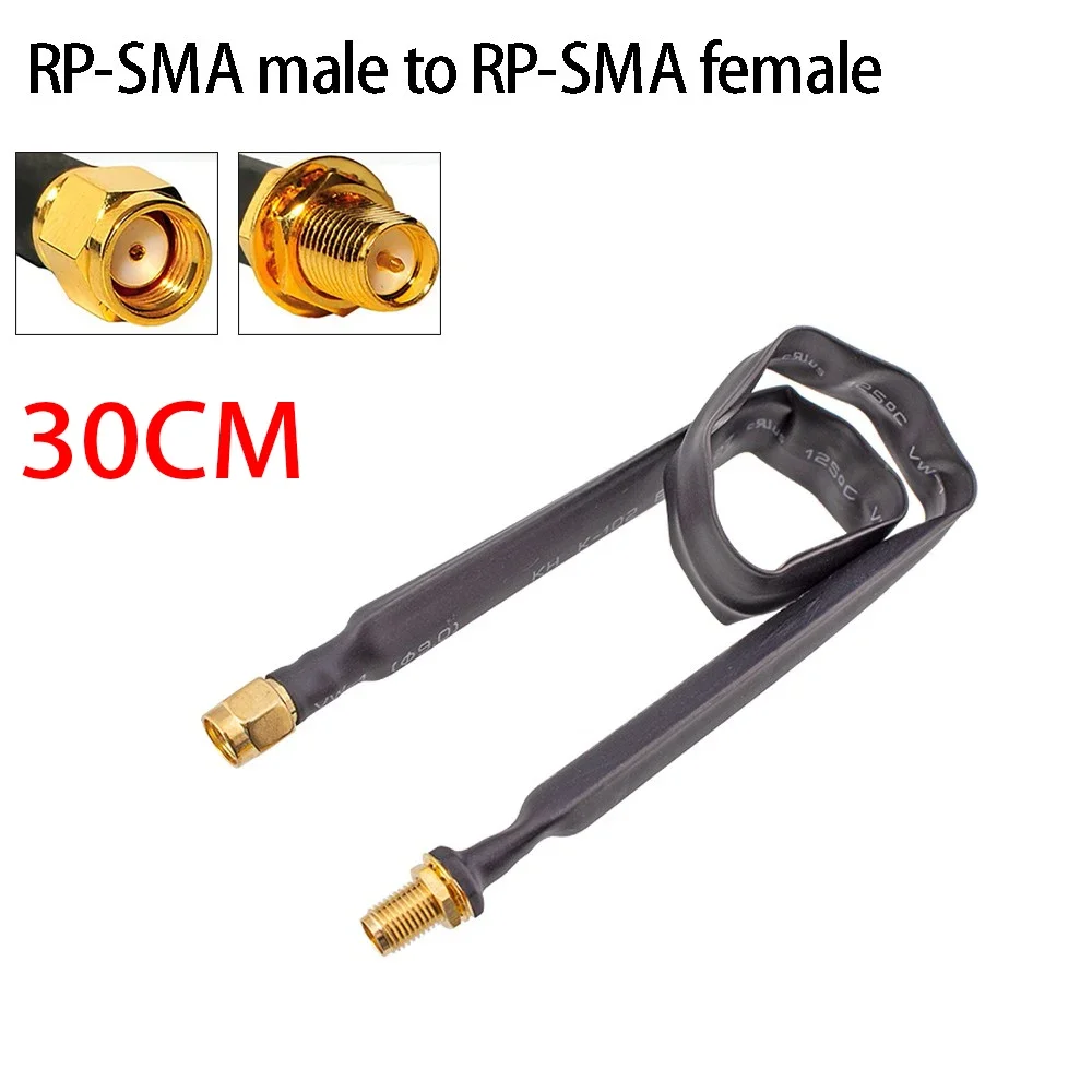 RP-SMA Helium Extension Cable For Helium Hotspot HNT Miner Antennas Ultra Low Loss 30cm Flat Cable Extension Pigtail