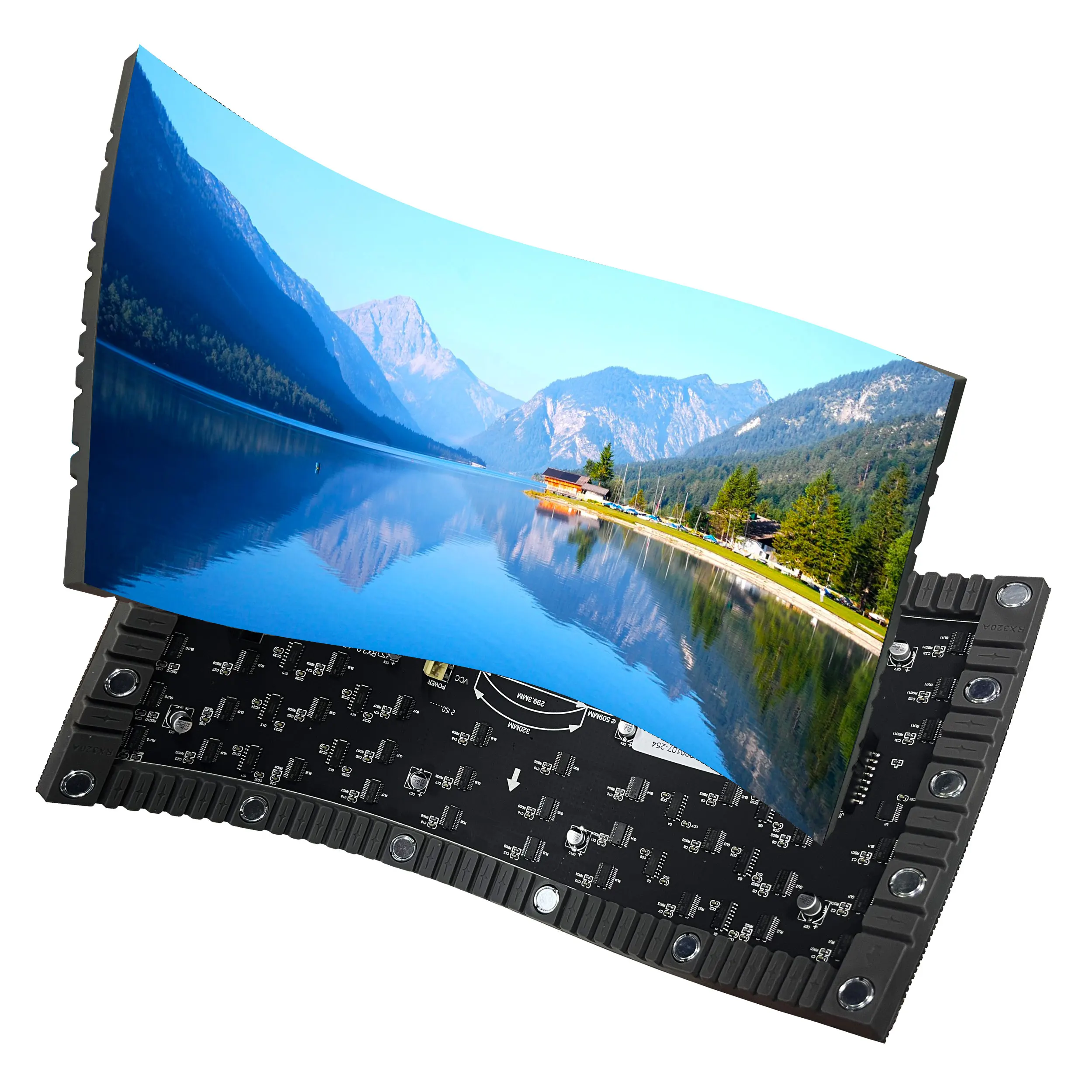 

Enhanced Flexibility P2 Full Color Flexible LED Display Module Indoor 320x160mm 160x80 Resolution