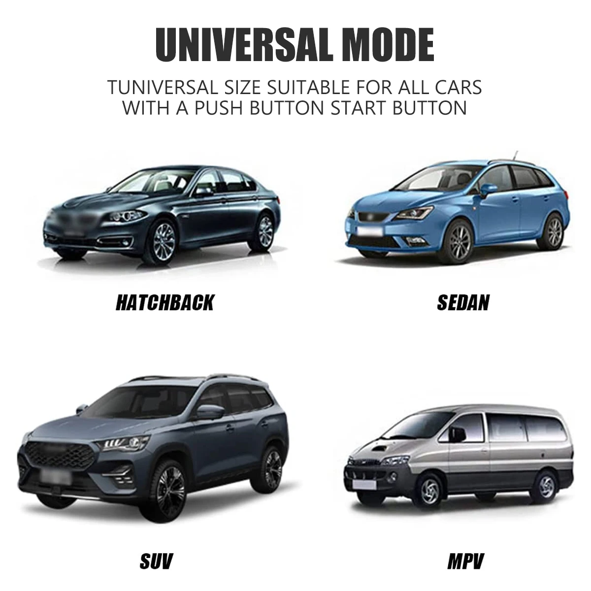 Start Button Cover Decorative Car Engine Stop Button Protective Cover Motors Ignition Switch Cover Anti-Scratch Protective Cover