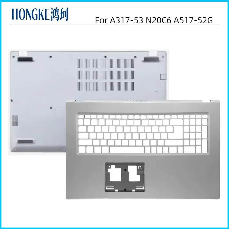 

Новинка для ноутбука A317-53 N20C6 A517-52G, верхняя крышка упора для рук/нижняя нижняя крышка, нижняя AP395000500 AP395000600