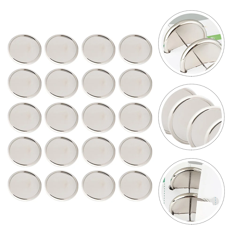 20 Pcs Mushroom Hole Binder Book Discs Rings Binding Notebooks Discbound Delicate Binders Expansion Fix Repair Planner Supplies