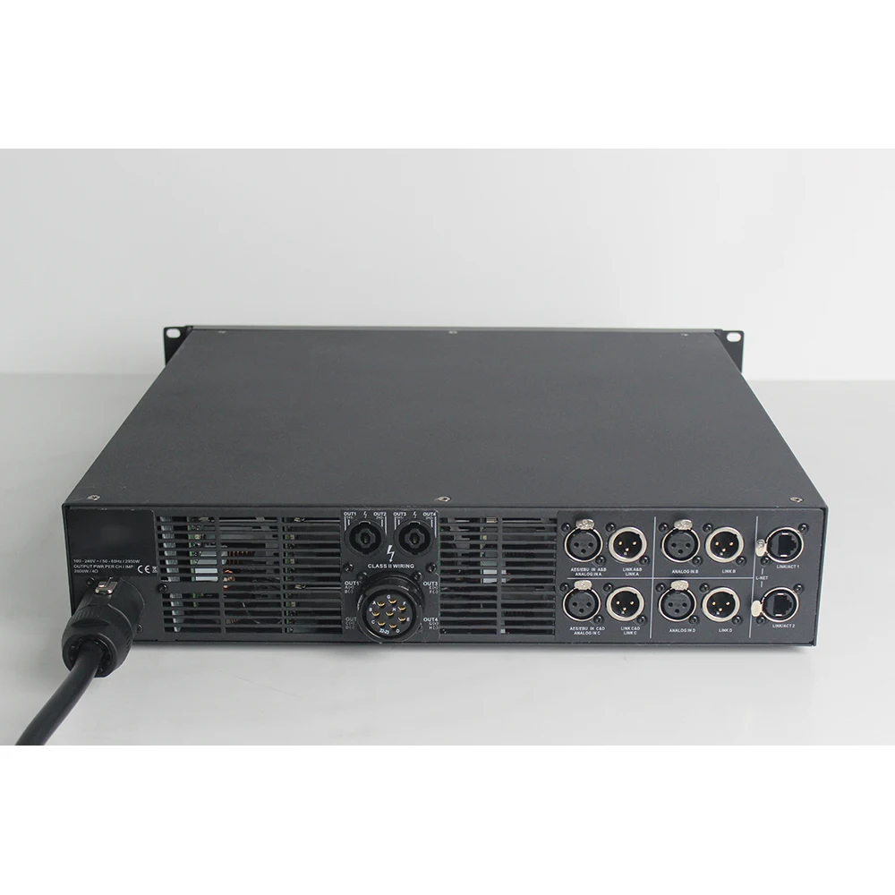 DSP 4 Channel With AES/EBU Inputs Power Amplifier