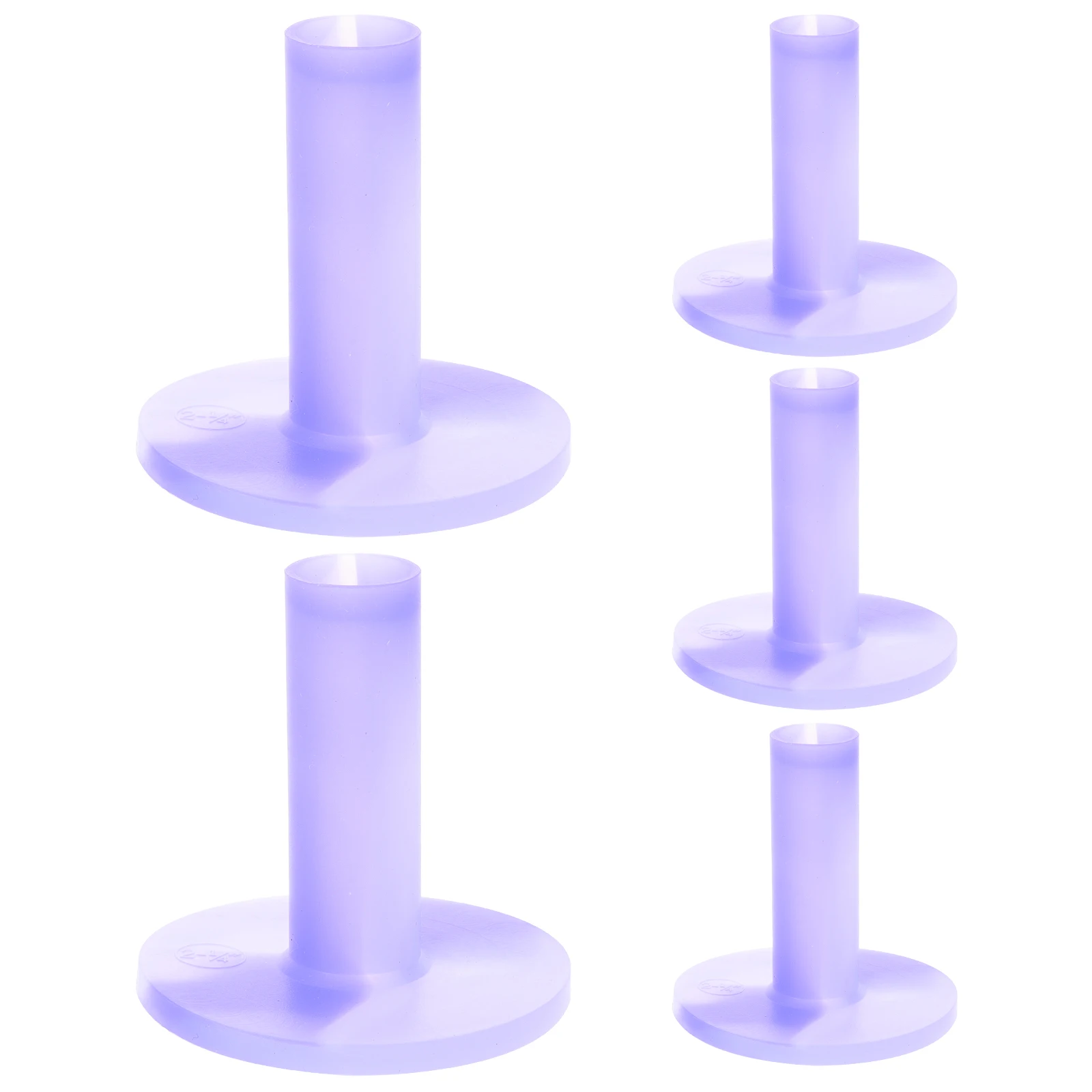 

5pcs Golf 45mm Professional Tees Flexible Rubber Holder Golfs Ball Practice Golf Ball Sleeve Accessories Storage