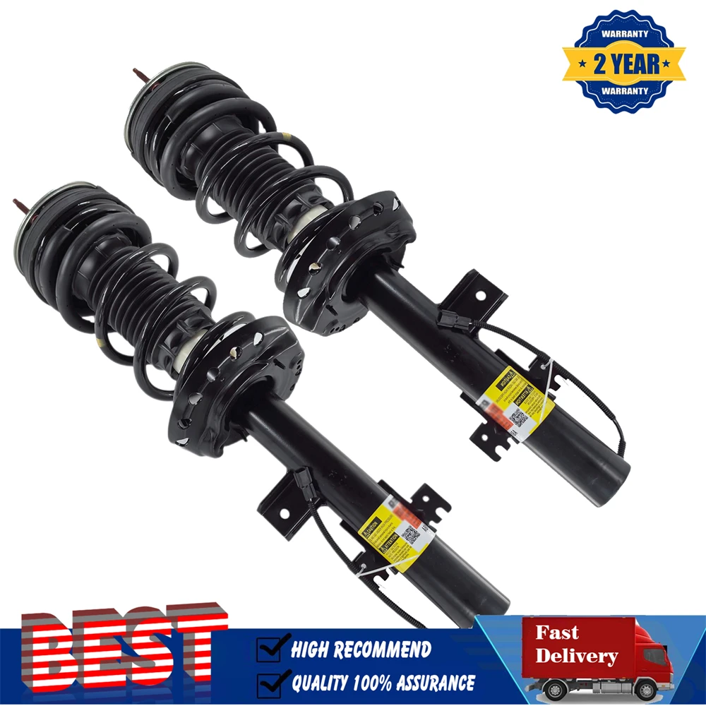 

Pair Rear Shock Absorber Suspension Spring Strut Assembly w/Electric For Land Rover Range Rover Evoque 2012-2018 LR079420