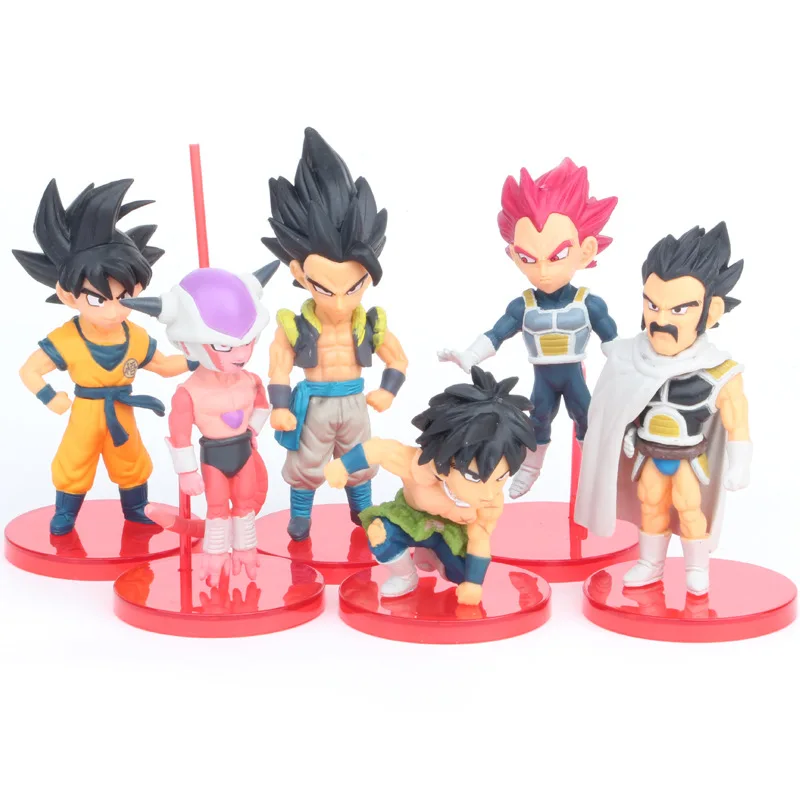 Dragon Ball Figures Saiyan Goku Mini Anime Figure 20 Styles Toys Anim Models For Children's Birthday Gift Car Decoration