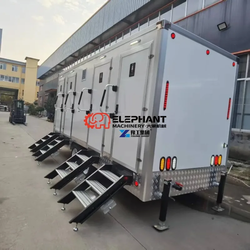 2026 Original Luxury Portable Restroom Trailer for Portable Toilet Container with Tailored Colors for Trailer Applications