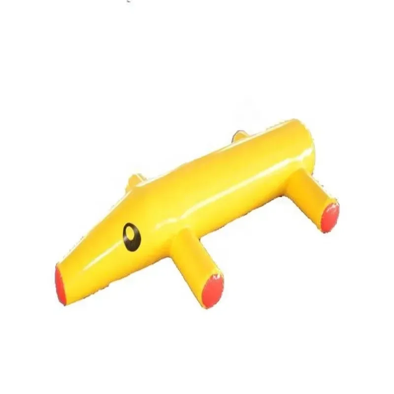 Water inflatable toys Customized inflatable yellow duck banana model Water floating toys Children's indoor and outdoor fun